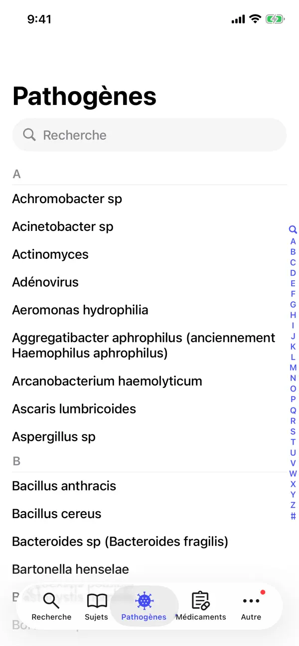 Screenshot #3 pour Antibiothérapie Pédiatrique