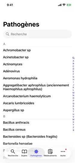 Antibiothérapie Pédiatrique iPhone Screenshot 3