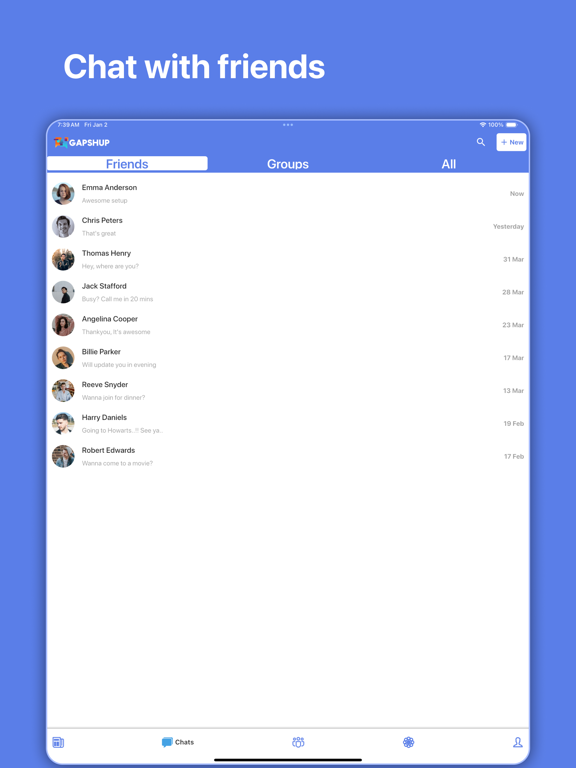 Gapshup app screenshot 2