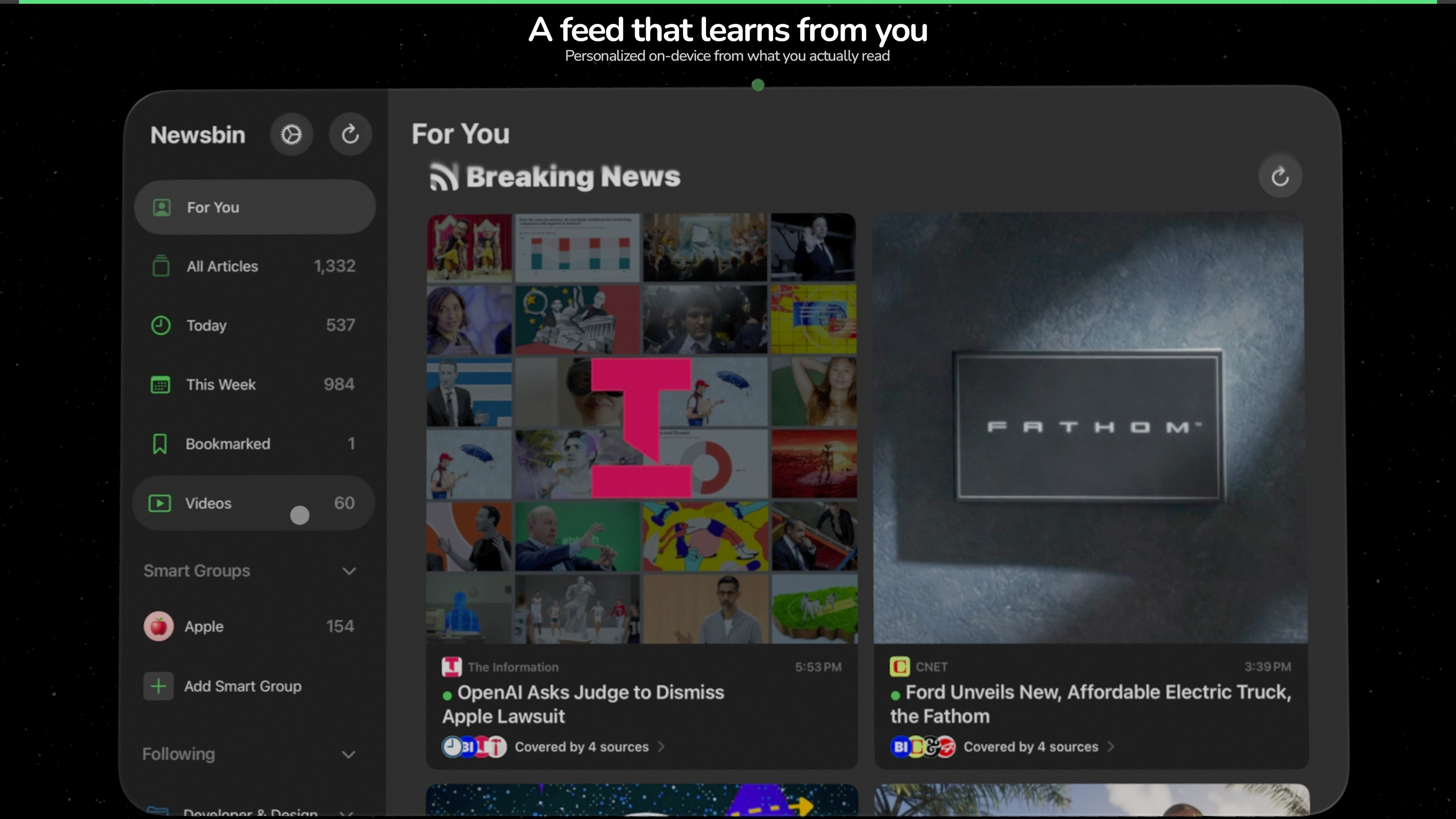 Newsbin: RSS Feed Reader screenshot 37