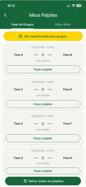 Bolão com Amigos screenshot 3