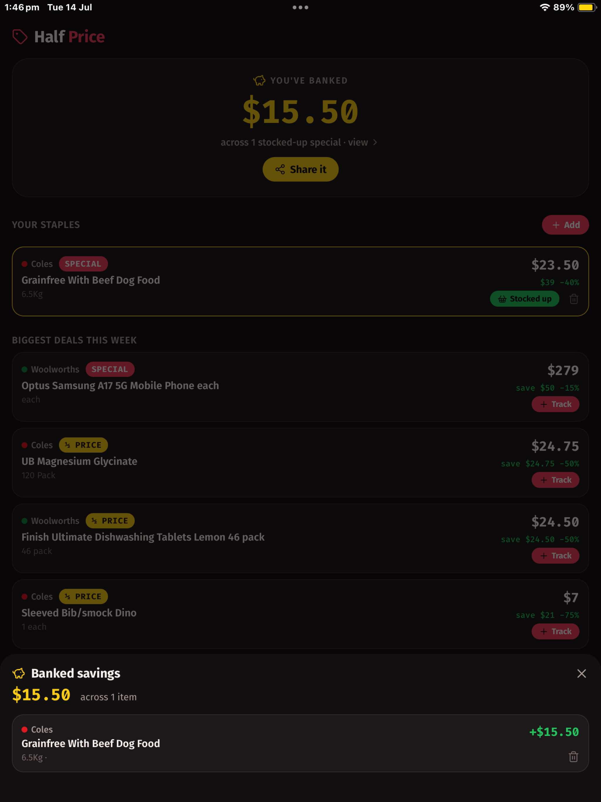 HalfPriceSpecials screenshot 7