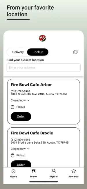 Fire Bowl Cafe screenshot 3