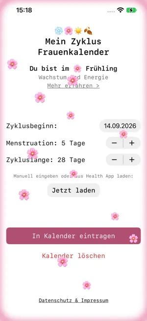 Mein Zyklus screenshot 3