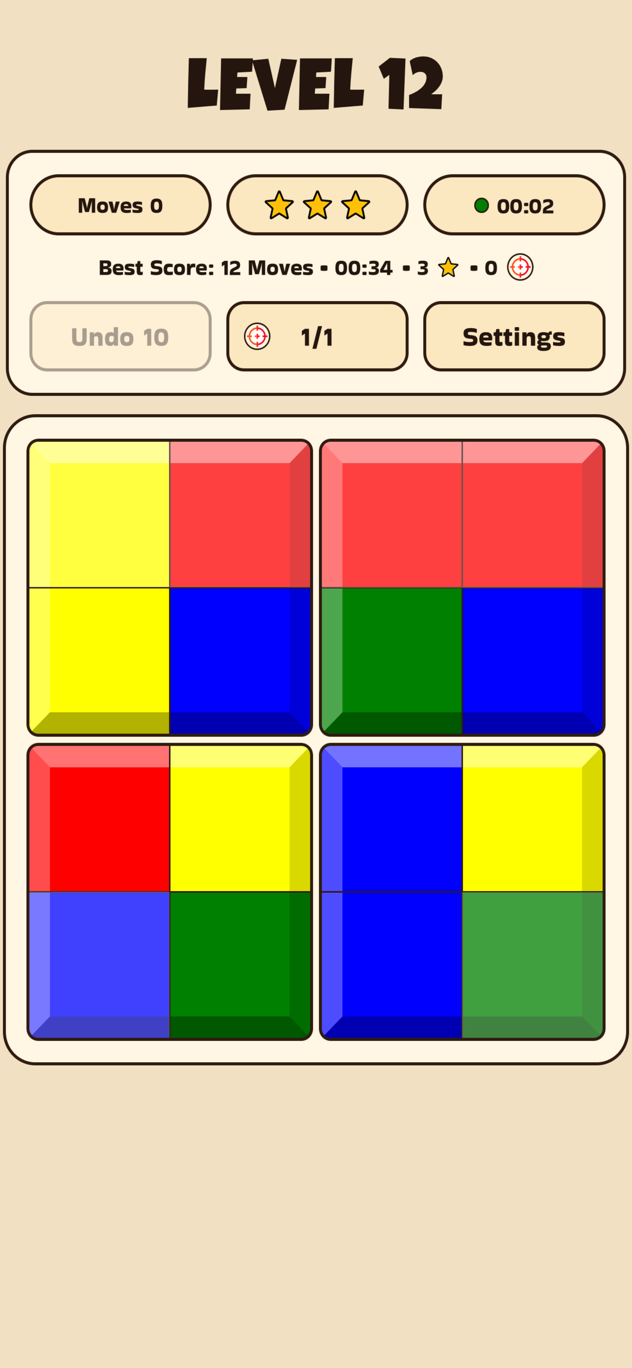 Tiles Match Colors