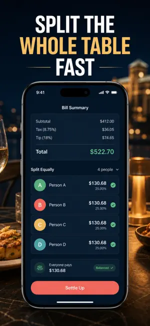 Split Bill: Group Expenses screenshot 1