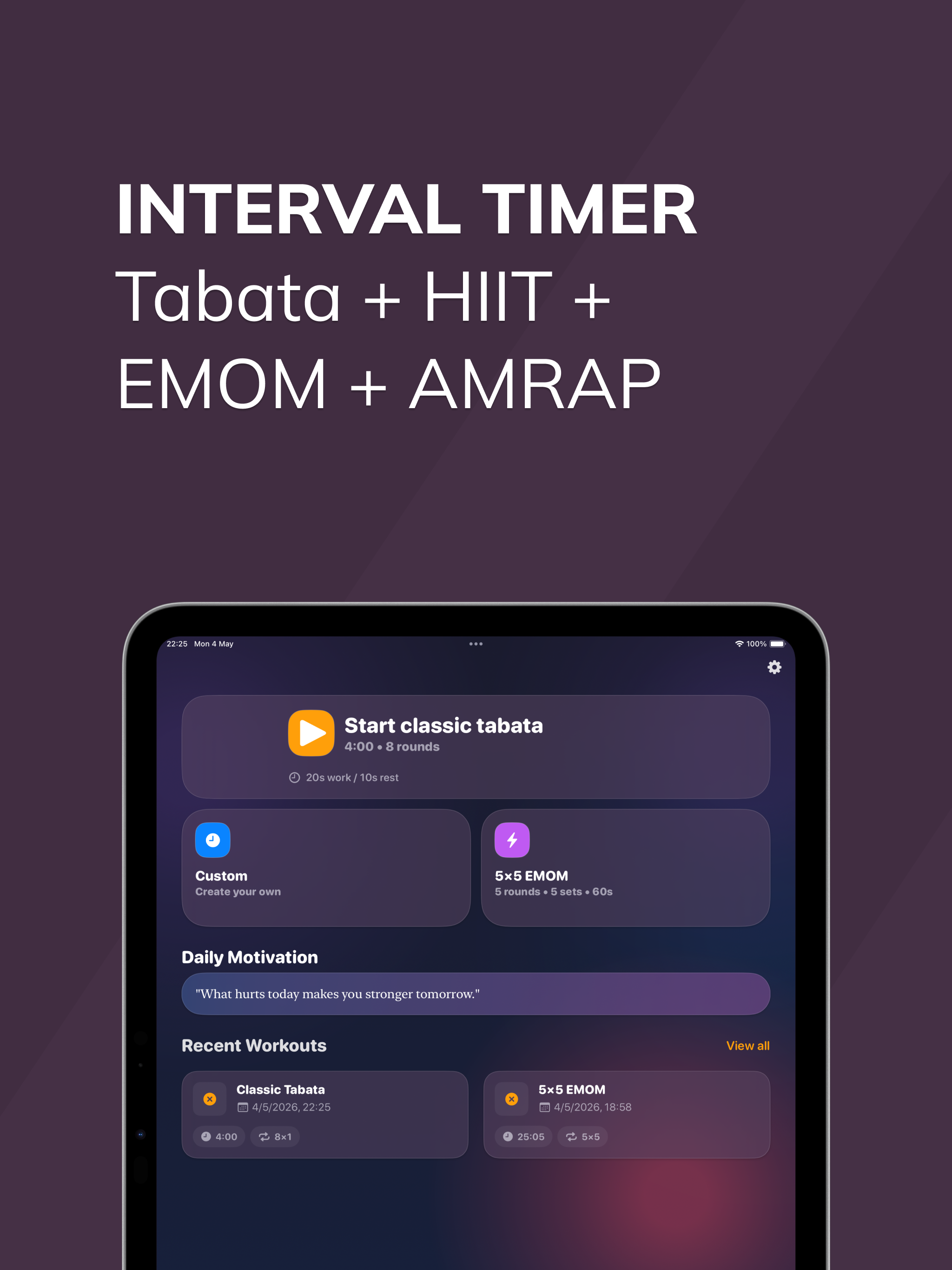 PulseTabata – HIIT Timer screenshot 5