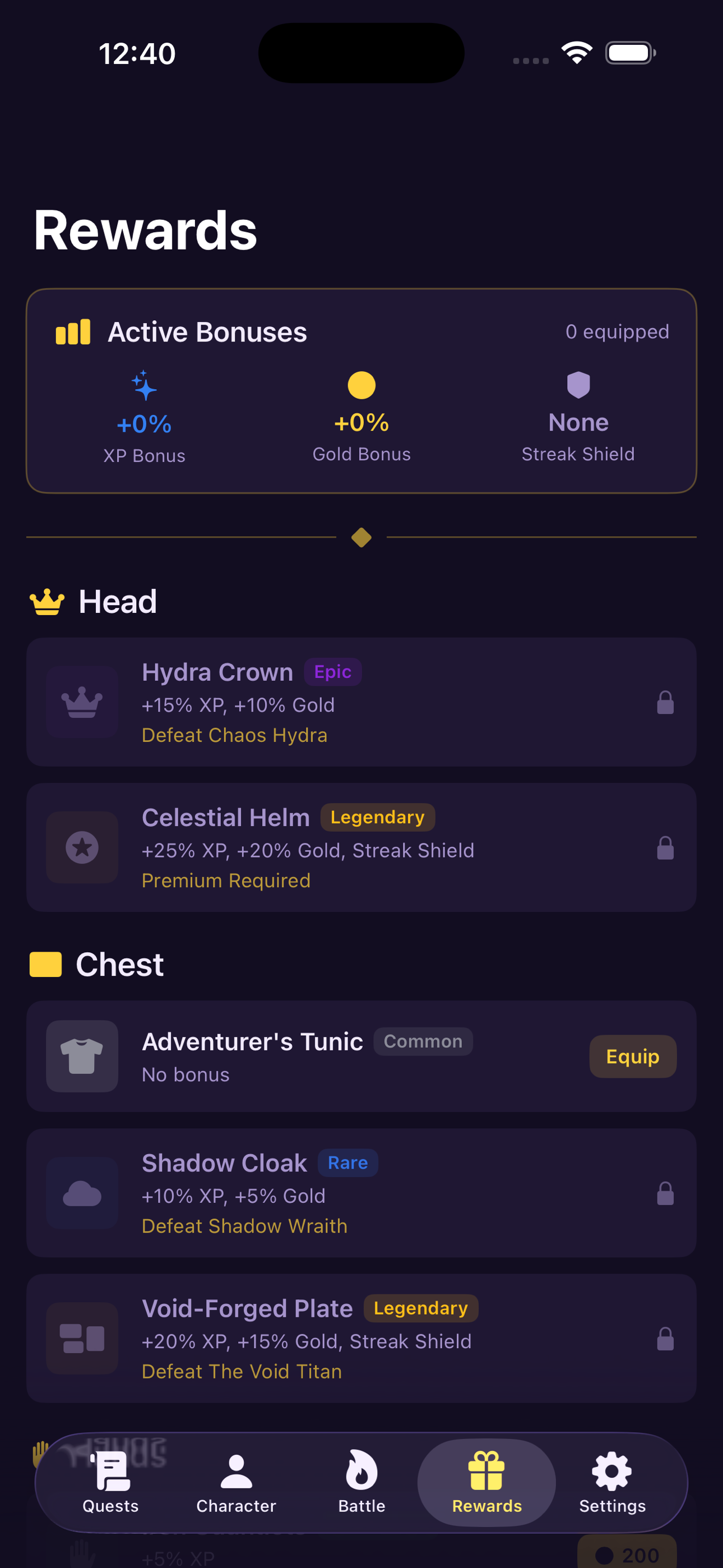 QuestHabit: RPG Habit Tracker