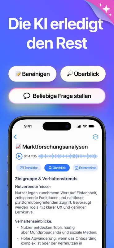 Sprache zu Text – VoicePen AI screenshot 3 of 10