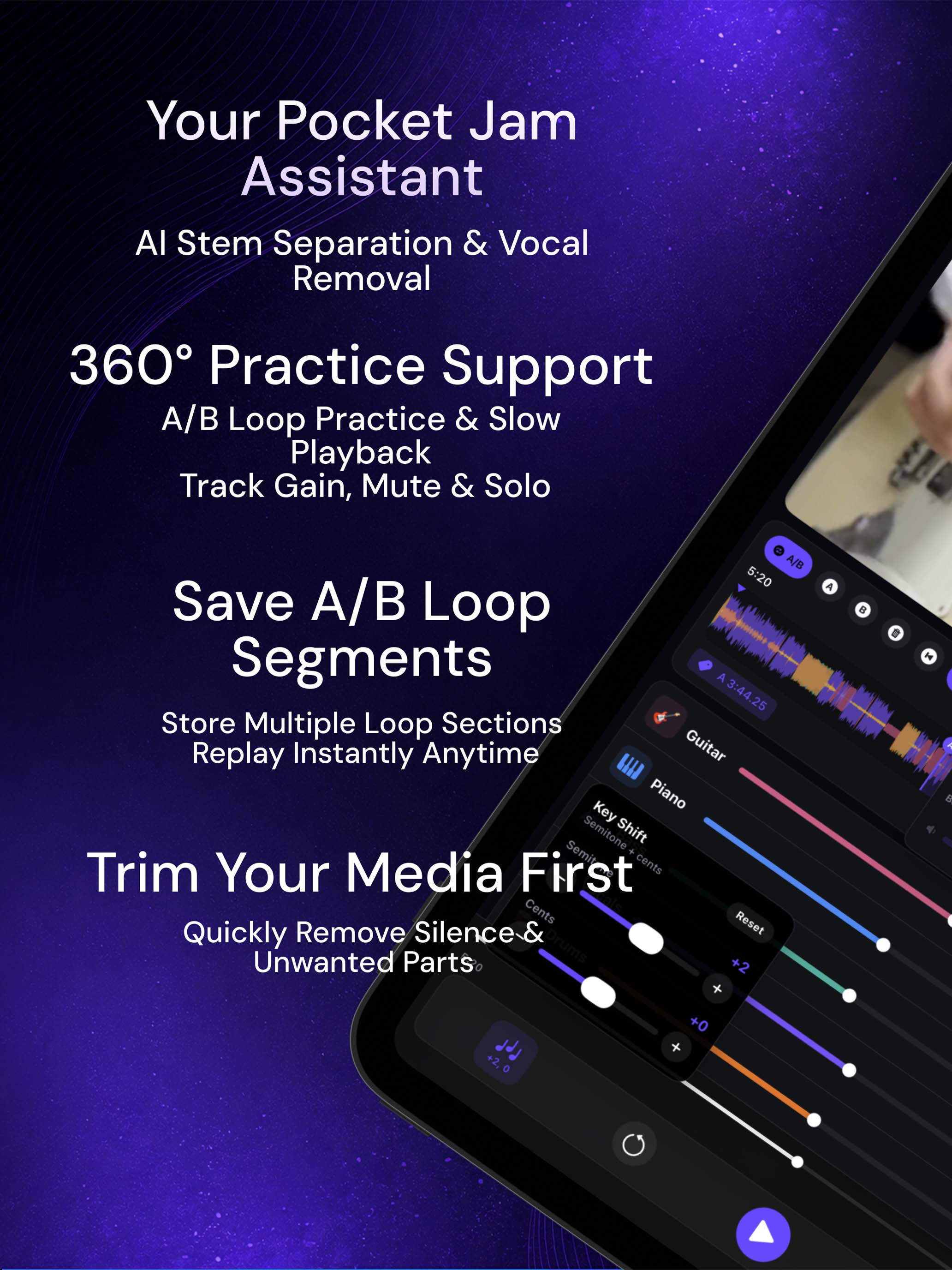 SplitJam:Audio Jam AI Splitter