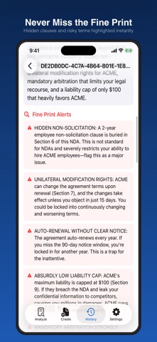 Counsely: AI Contract Analyzer Screenshot 3 of 10