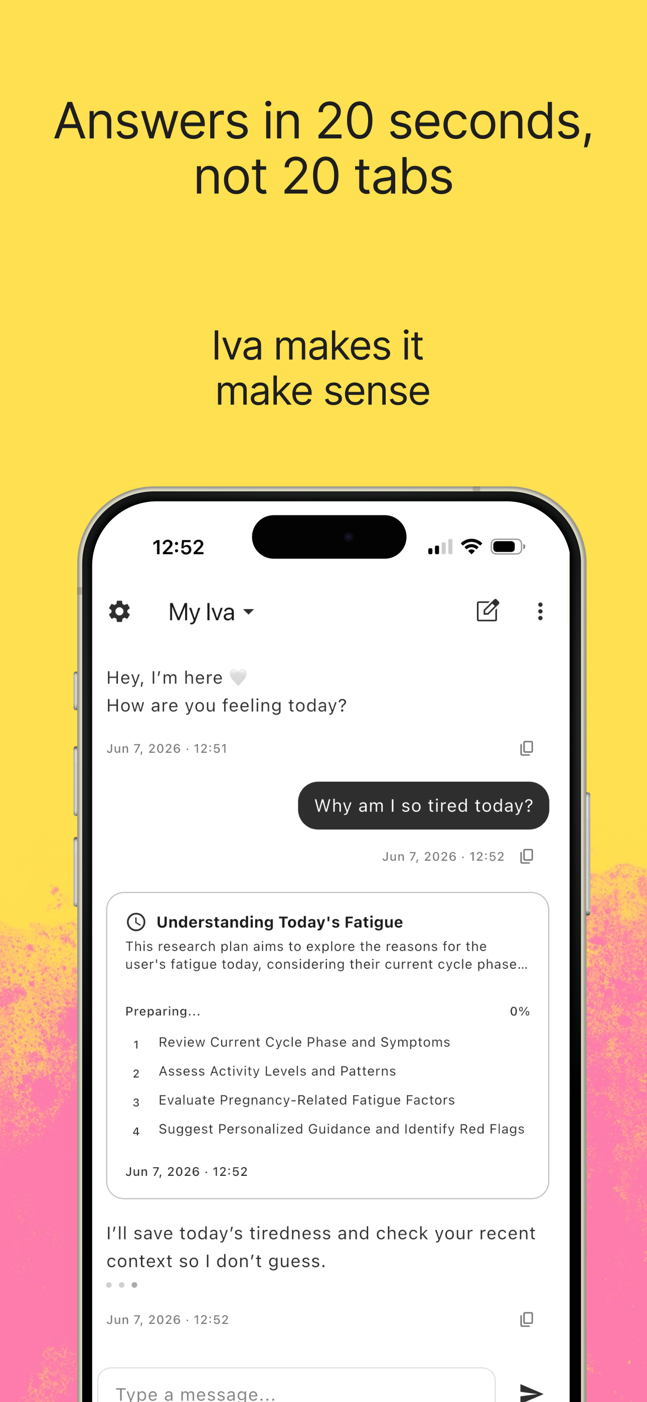 Iva: Period AI Companion screenshot 2