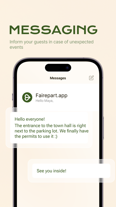 Faire-part app Screenshot