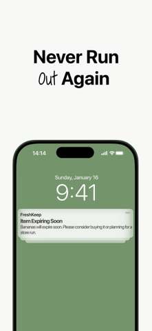 FreshKeep screenshot
