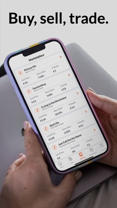 Tangy Market: Invest In Music Screenshot