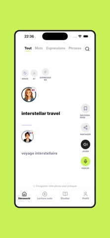 Words & Sentences - LingSwipe Screenshot 1 of 8