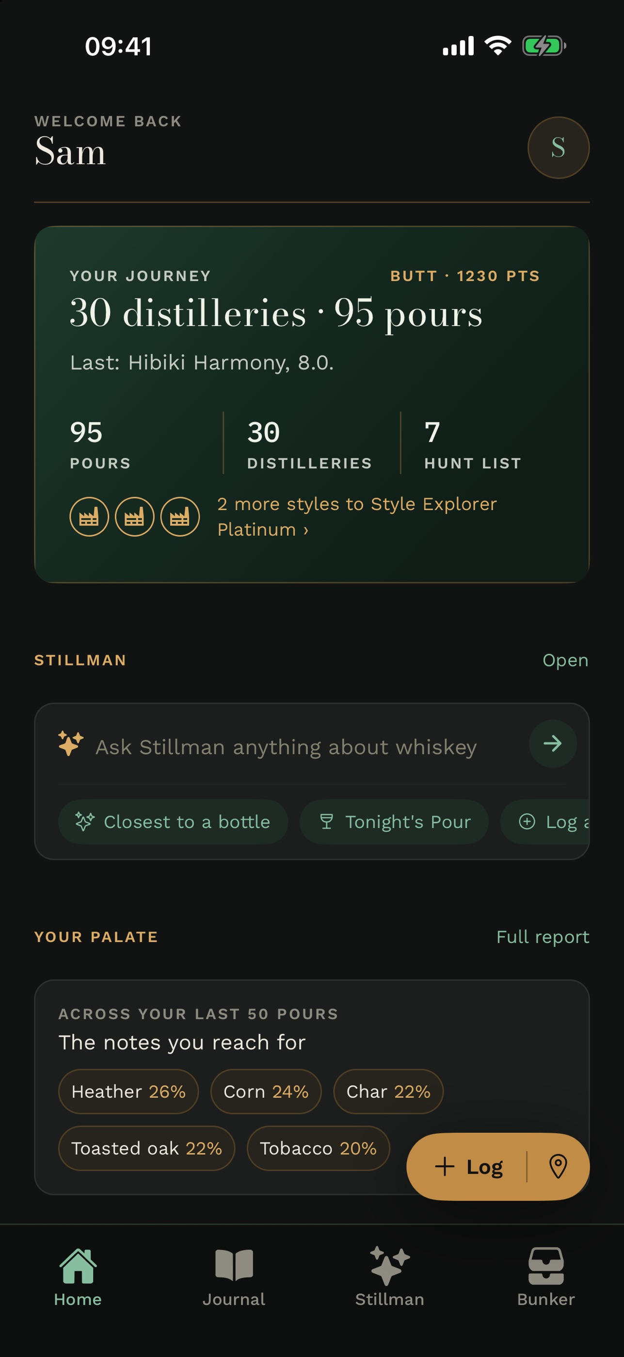 Screenshot 1 of Cask & Note: Whiskey Journal