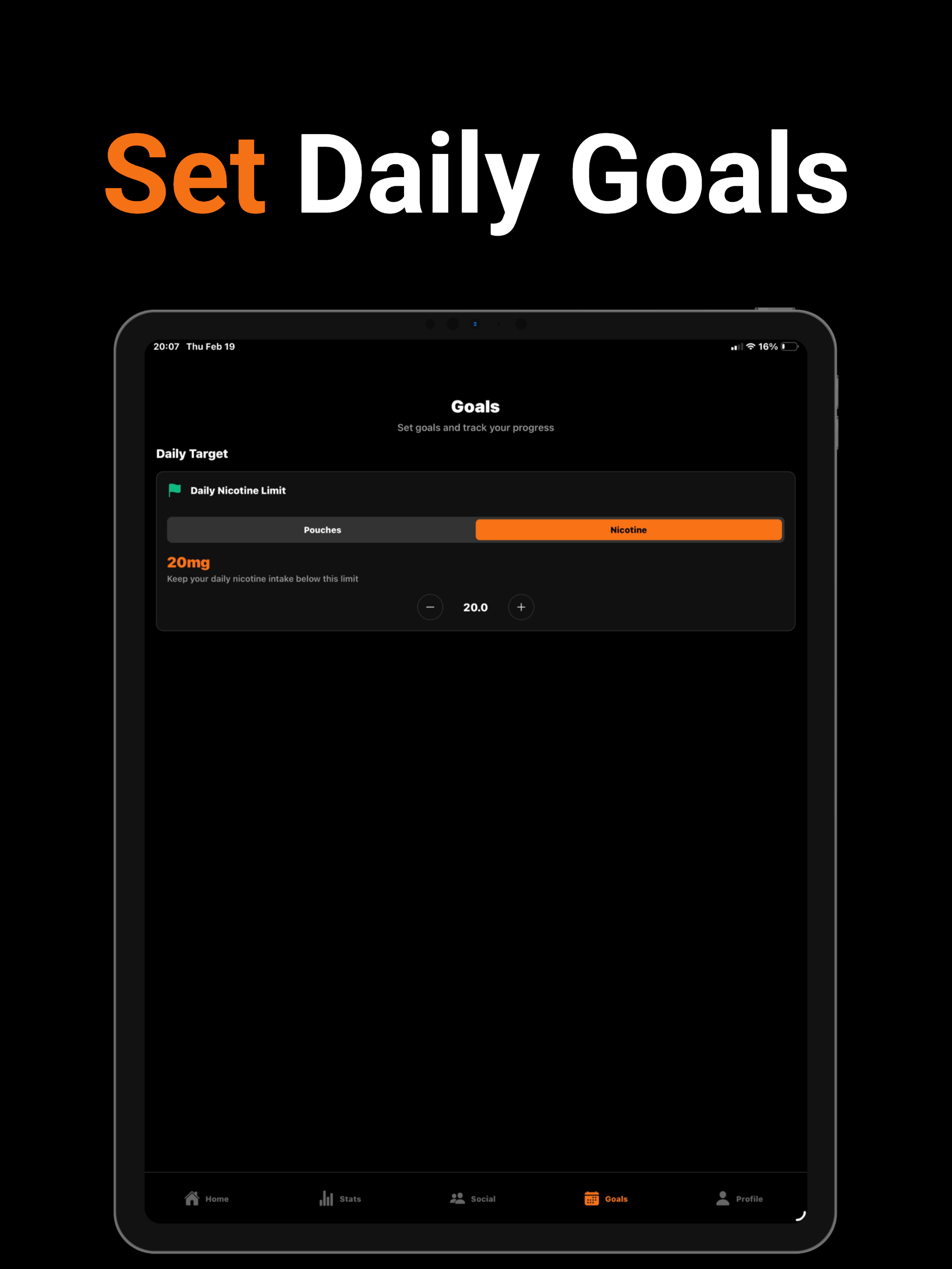 Roo - Nicotine Pouch Tracker screenshot 7