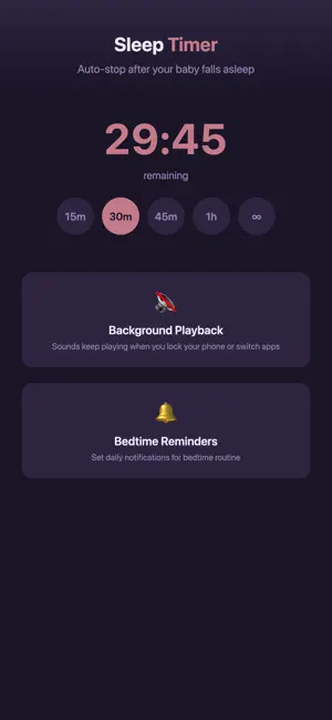 Dreamy Baby Sleep Sounds screenshot 3