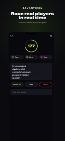 Savant Duel: Trivia Quiz Game screenshot