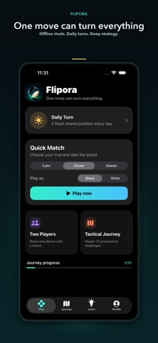 Flipora: Disc Strategy iPhone screenshot