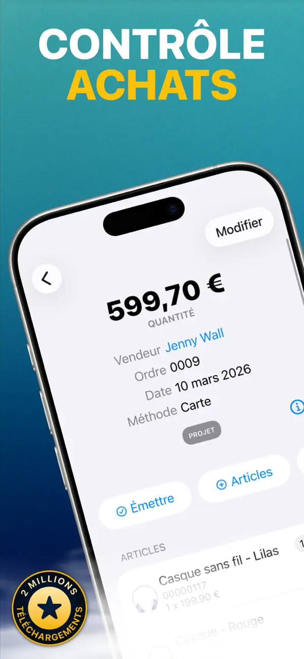 Screenshot #1 pour Achats pour Entreprises