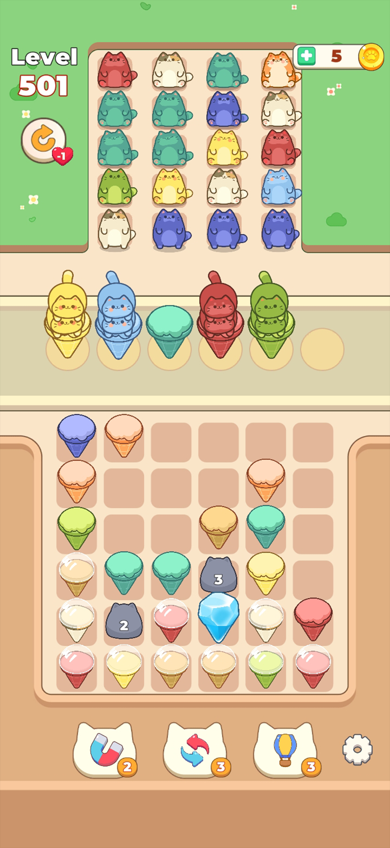 Cat Away: Ice Cream Jam screenshot 9