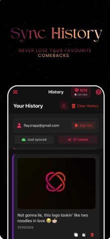Flayzr screenshot
