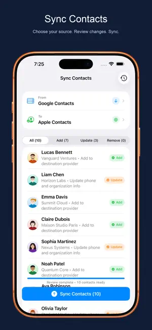 Cloud Contacts: All-in-One screenshot 1