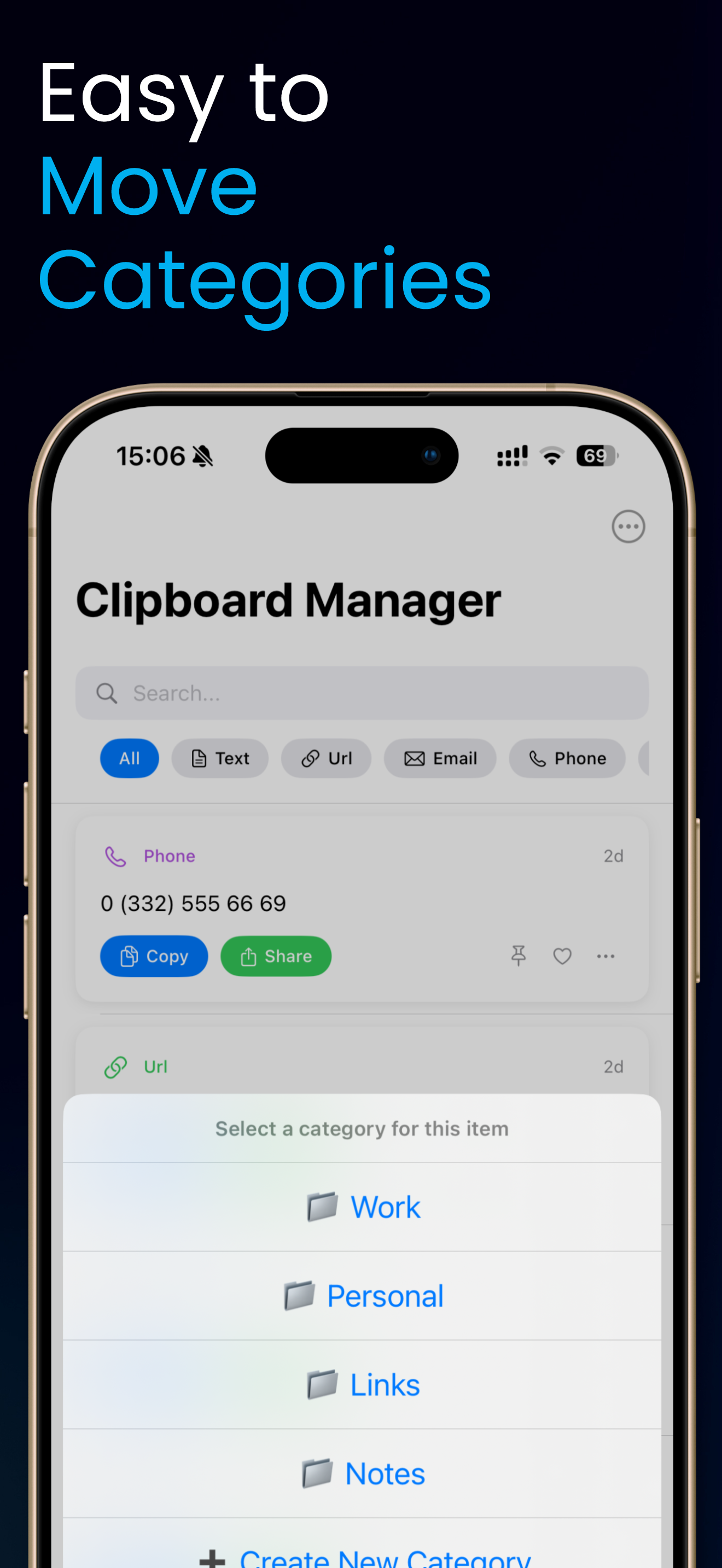 Pastin Clipboard Manager screenshot 4