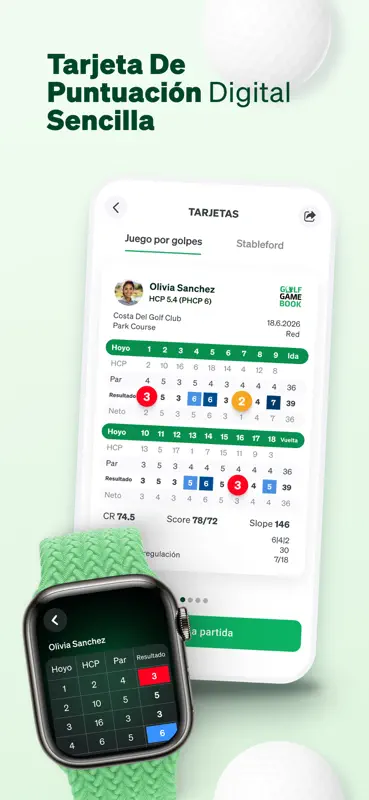 Golf GameBook Telémetro GPS screenshot 1 of 10