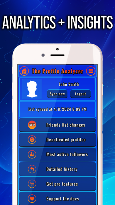 Screenshot #1 pour Profile Analyzer: View Stats+