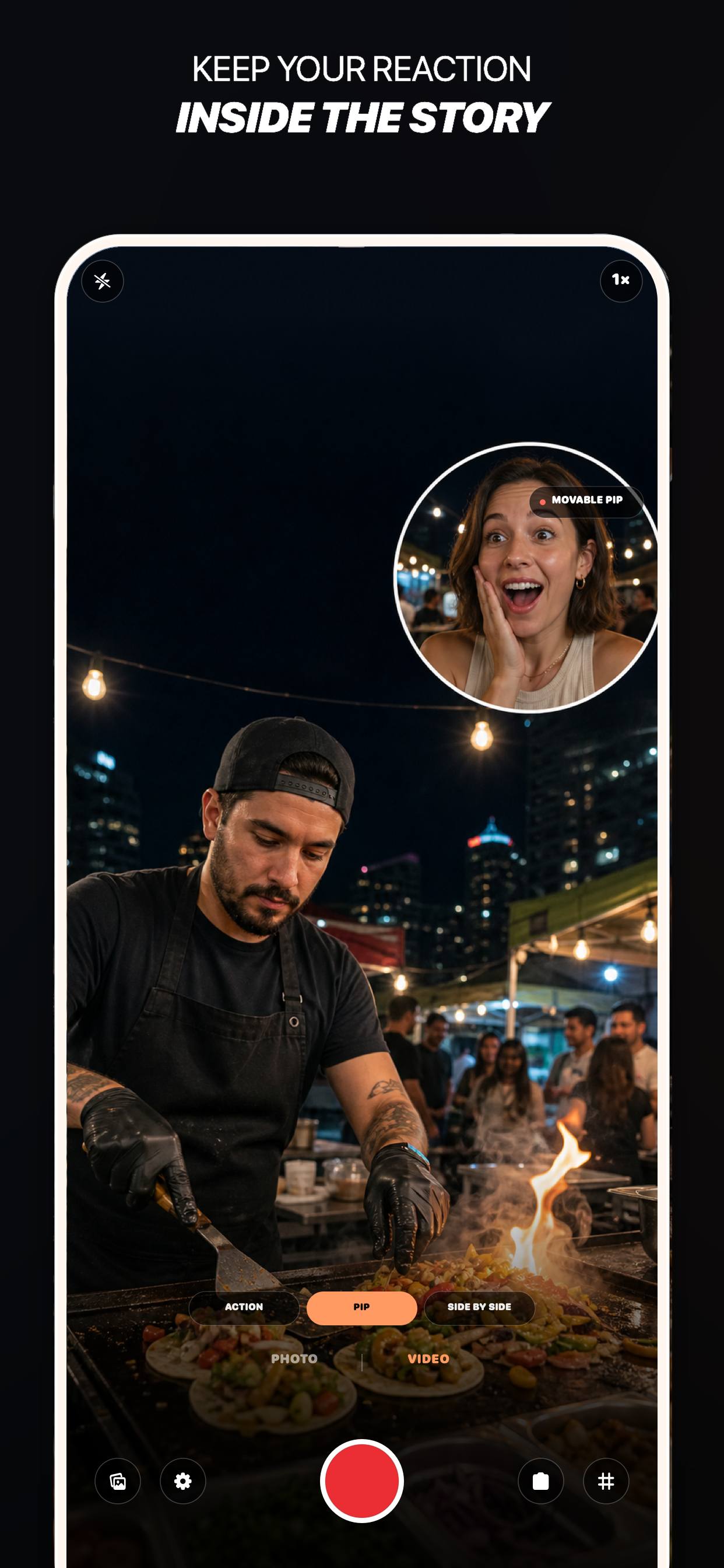Dual Camera Recorder: SameTake screenshot 4