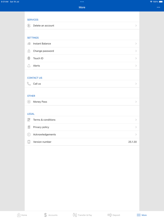 American Bank BD Mobile iPad screenshot 4 - Finance app