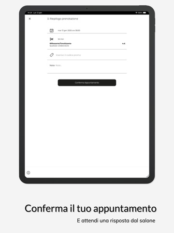 ModhairApp iPad screenshot