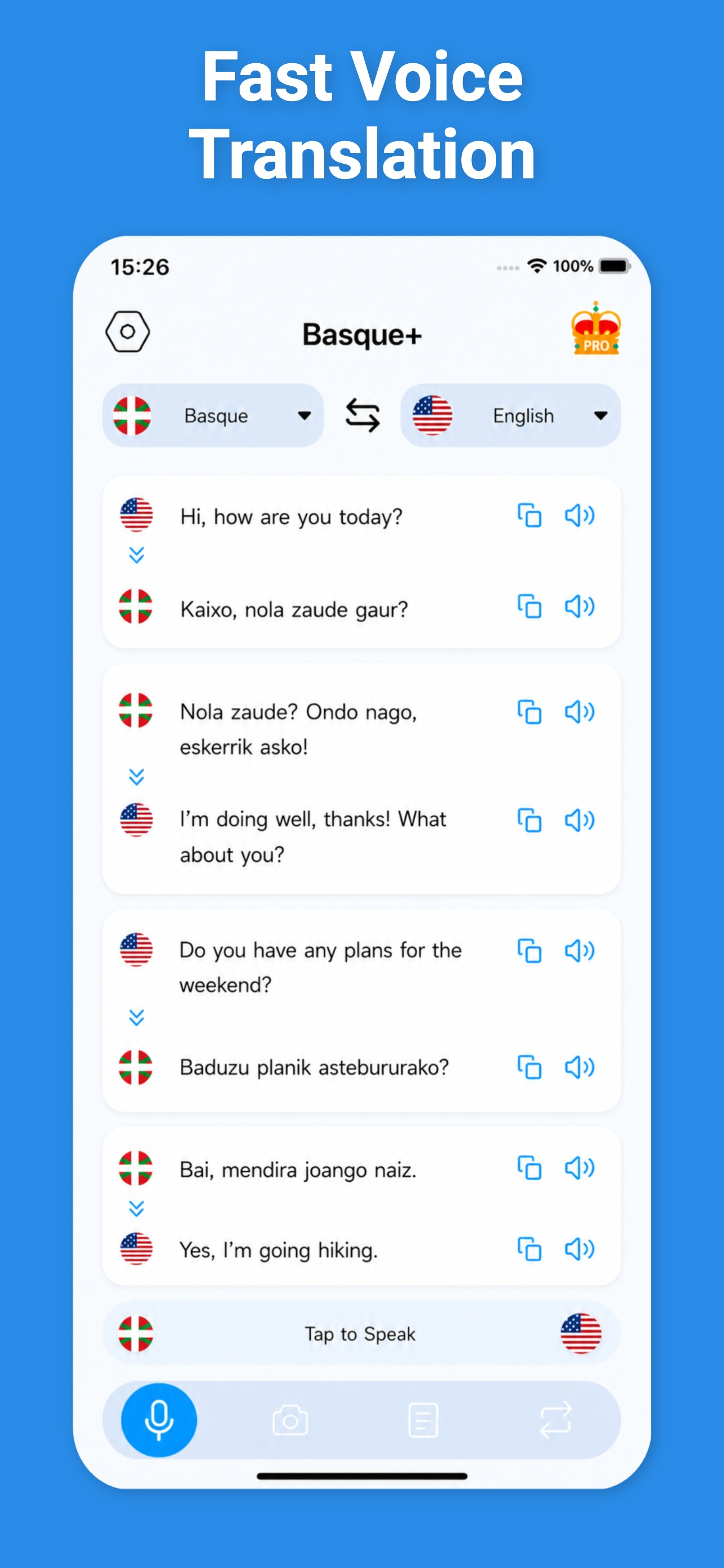 Basque Translator & More + screenshot 2
