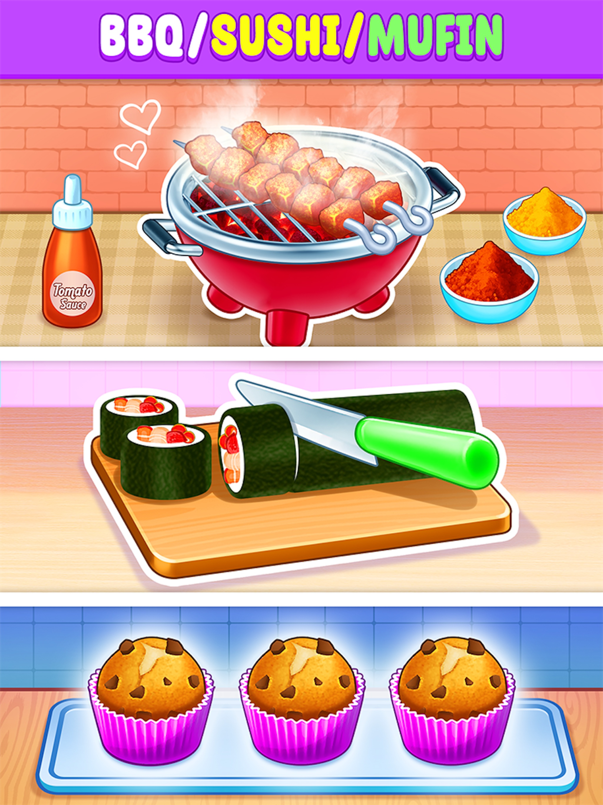 Kitchen Set - Toy Cooking Game