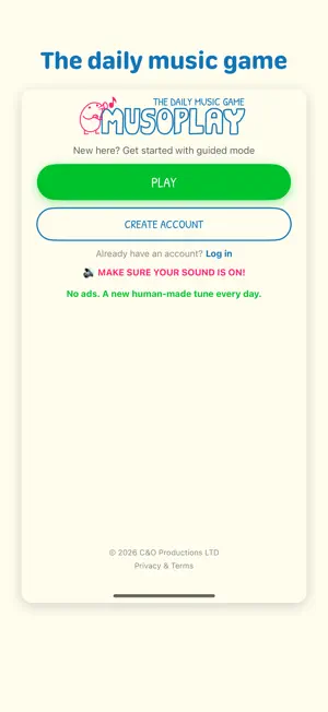 Musoplay: Daily Music Game screenshot 1