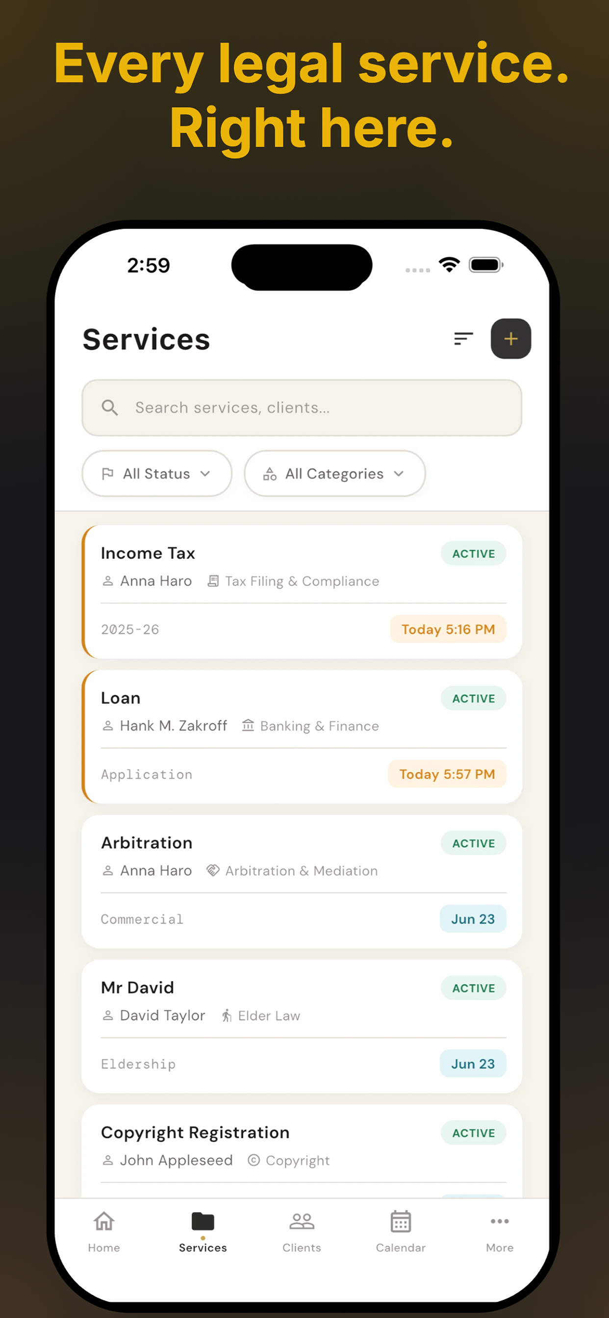 Docket — Lawyers Case Diary screenshot 3
