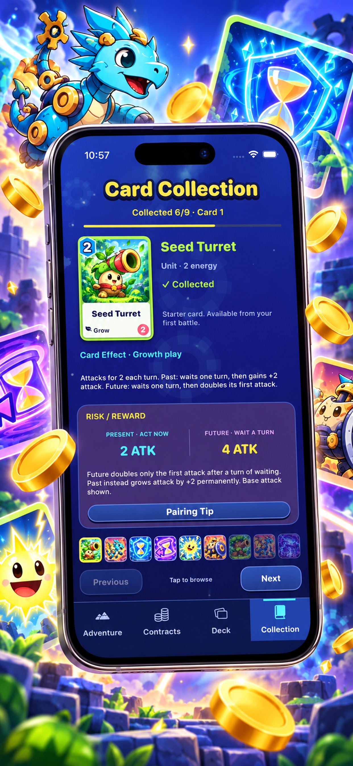 Screenshot 5 of Time Cards: Rift Legends Slot