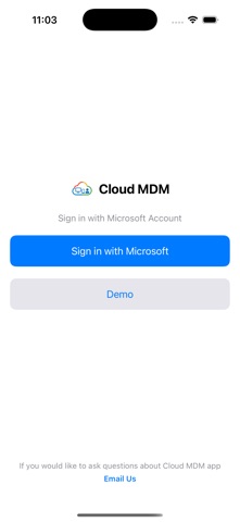 Cloud MDM screenshot