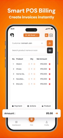 AksharPOS Billing & Inventory screenshot