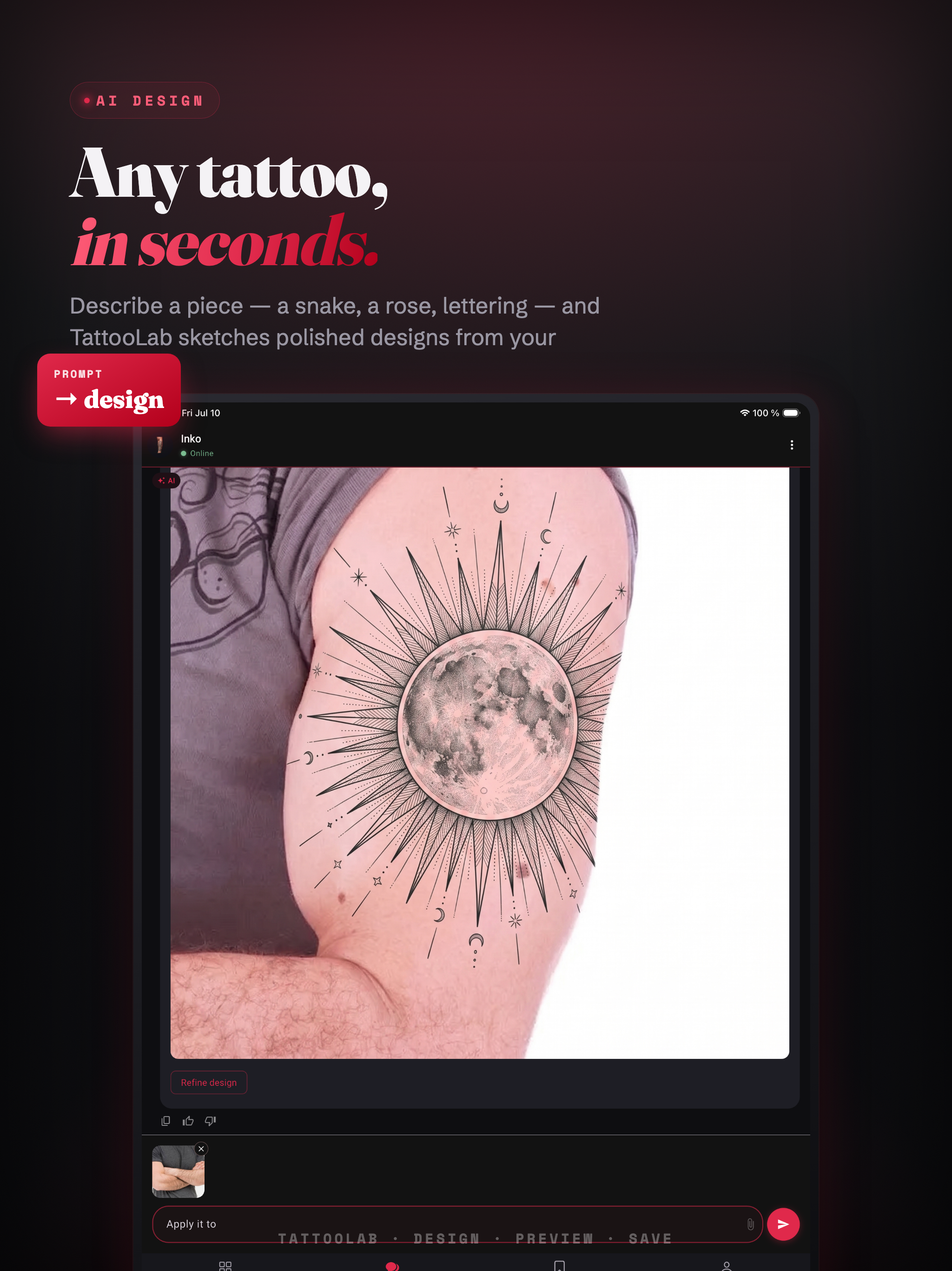 AI Tattoo: Design & Try-On screenshot 8