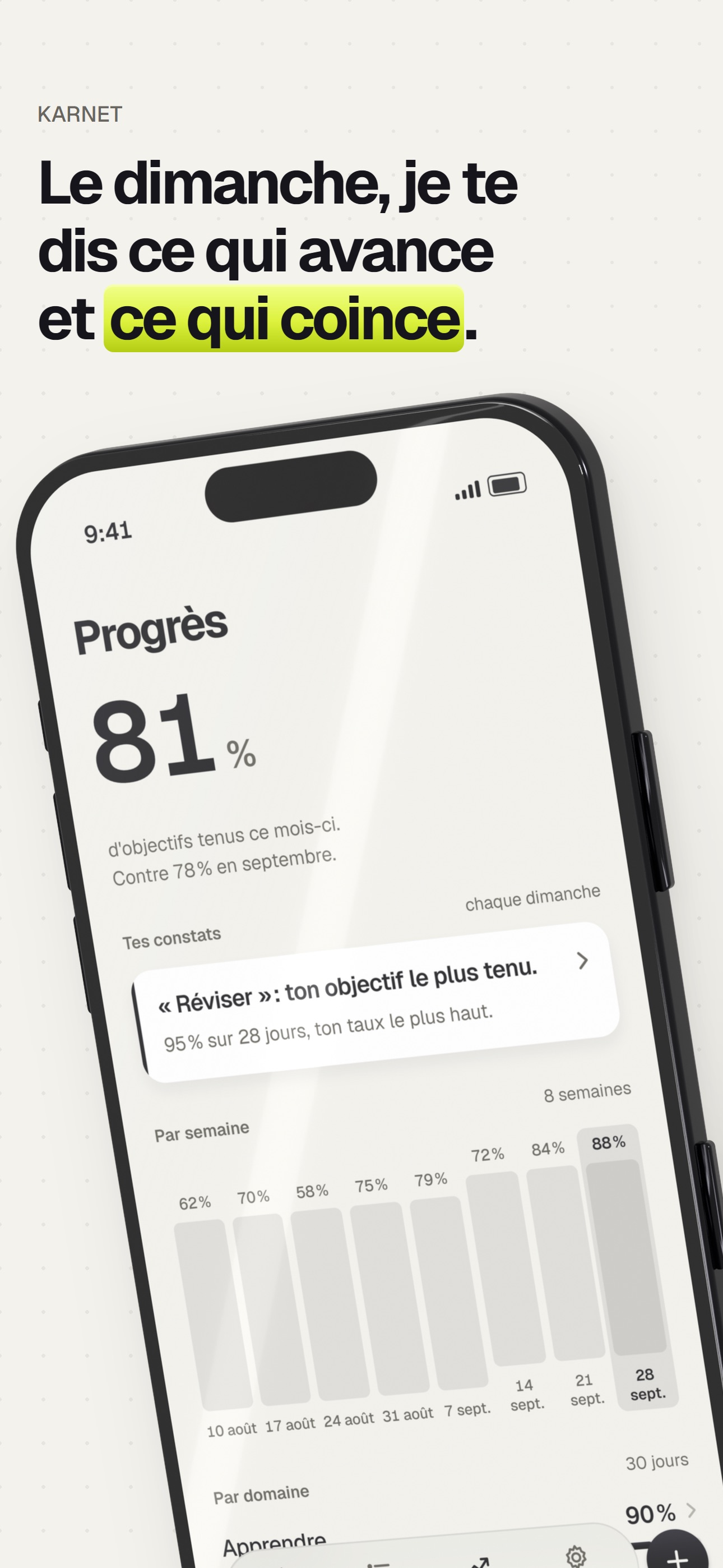Screenshot 3 of KARNET : Objectifs, Habitudes