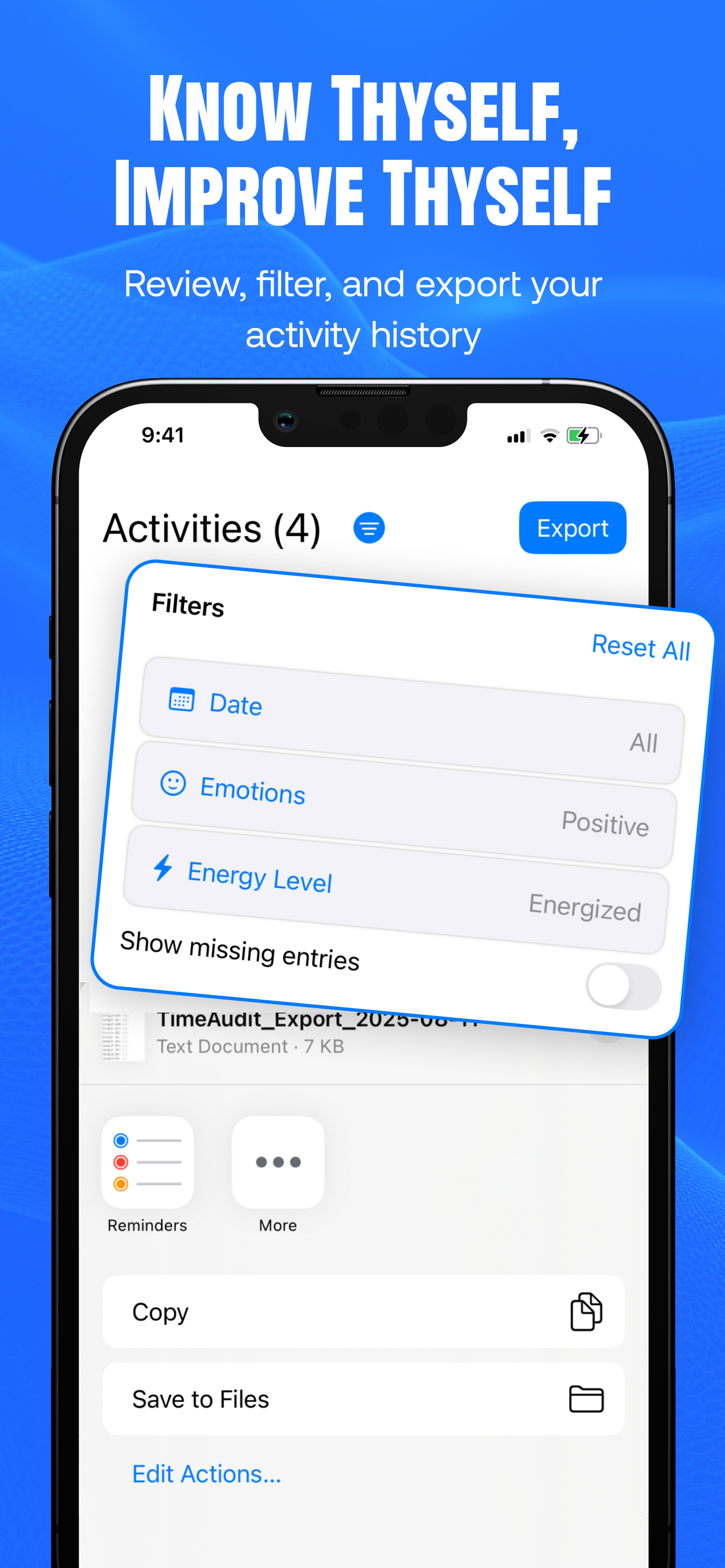 TimeAudit™ screenshot 4