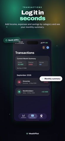 WealthPilot: Budget & AI Coach Screenshot 2 of 4