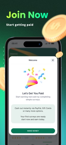 TopSurveys: Earn Free Cash Now iPhone screenshot
