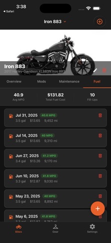 MotoMetrics Screenshot 6 of 9