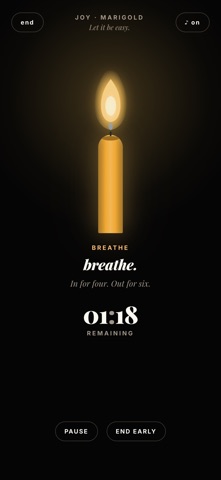 Candle — Daily Mood Ritual iPhone screenshot