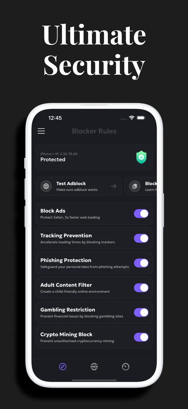 Screenshot #2 pour Safari Shield: Ad Blocker